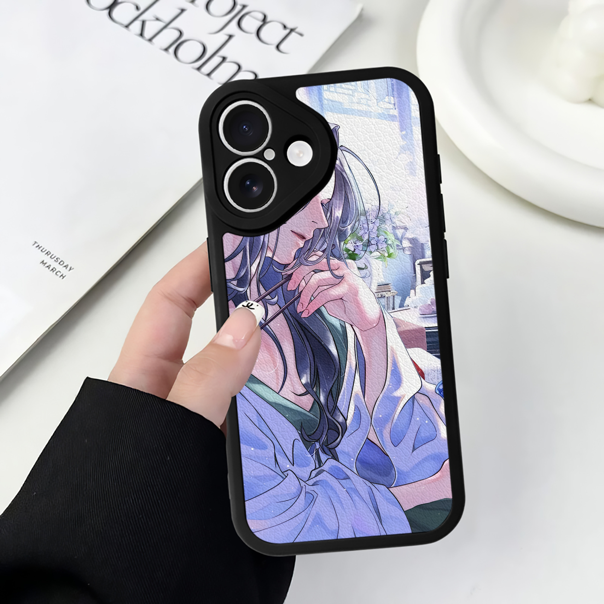薬屋のひとりごと The Apothecary Diaries 【iPhone 16シリーズ対応】シリコンスマホケース（レザー調） 材質：シリコン